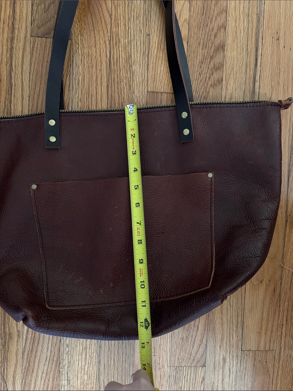 Portland leather goods medium tote bag - Picture 11 of 12